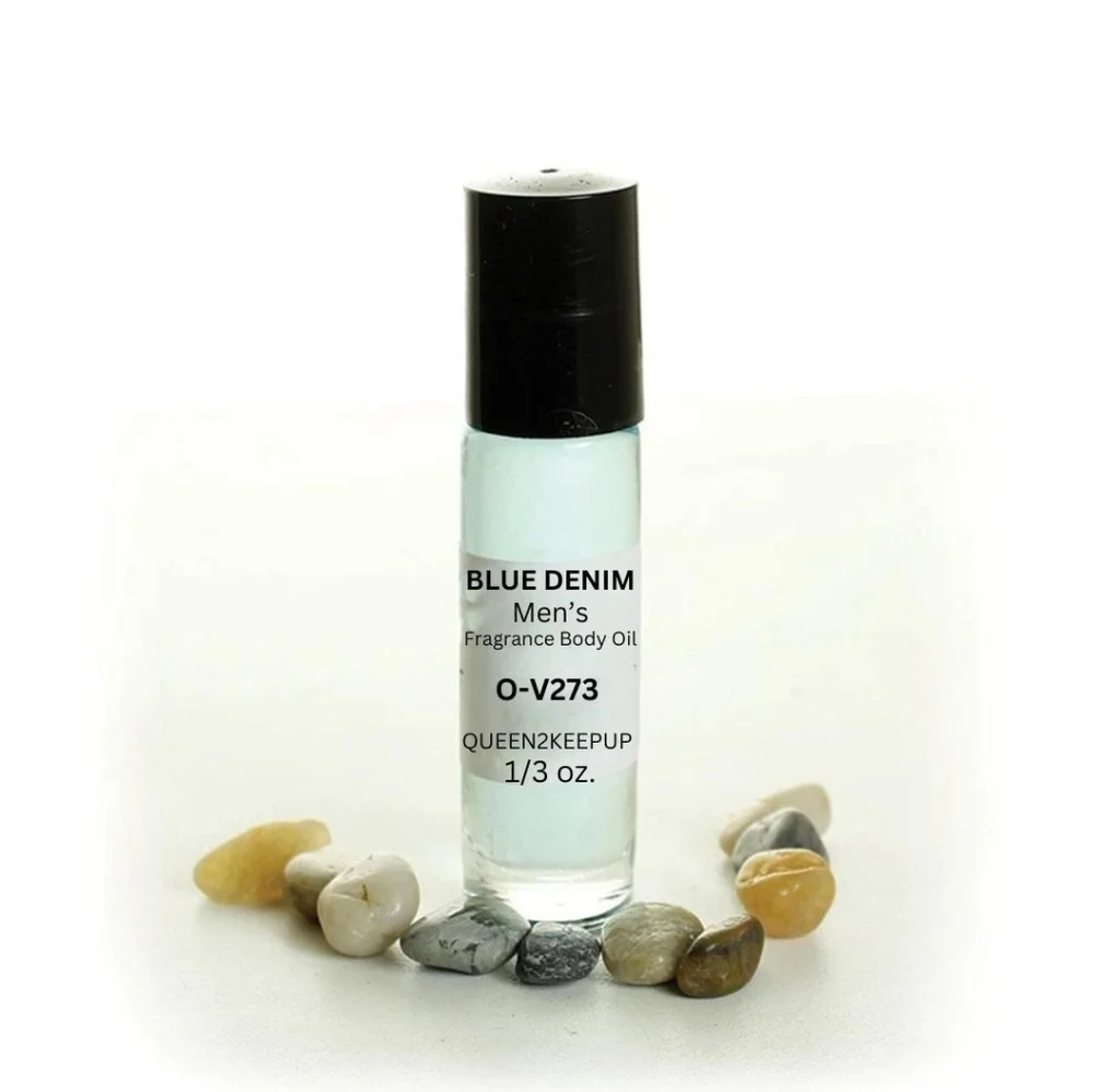 Blue Denim (Men) Body Oil 10 ml Fragrance All Natural 1/3 oz Roll-On Scent